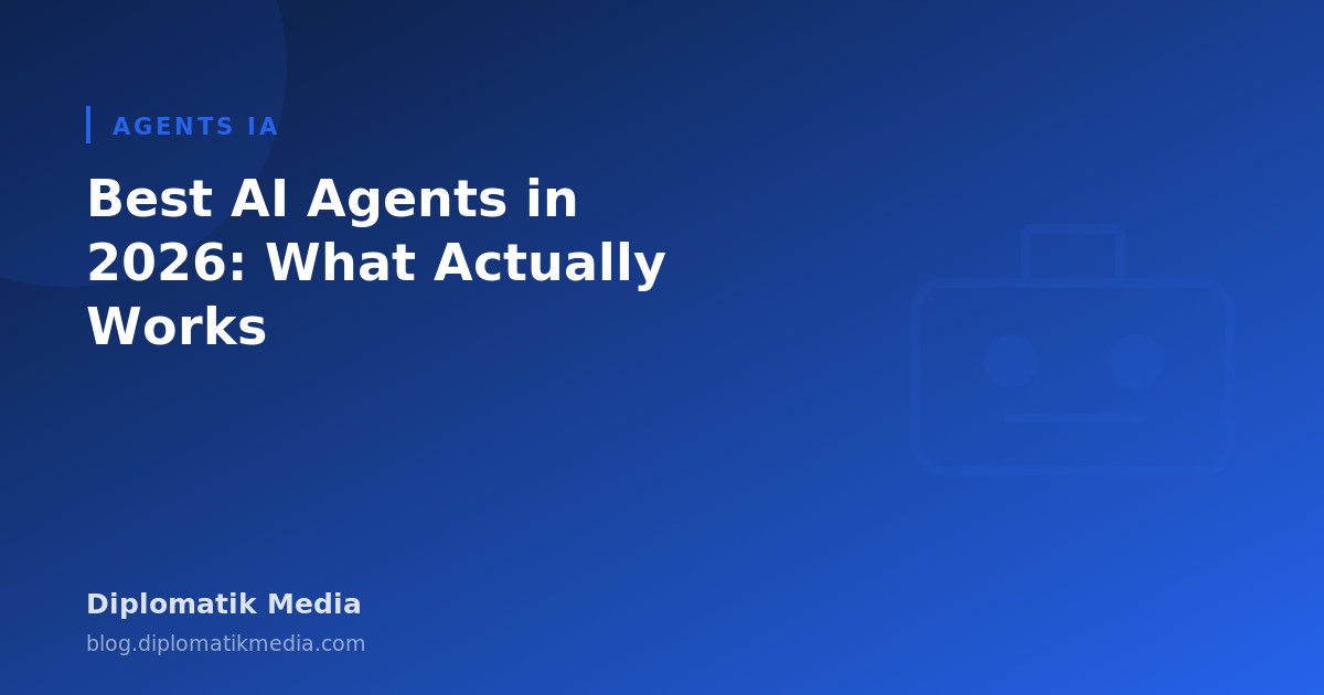 Illustration : Les meilleurs agents IA en 2026 : le comparatif sans filtre !